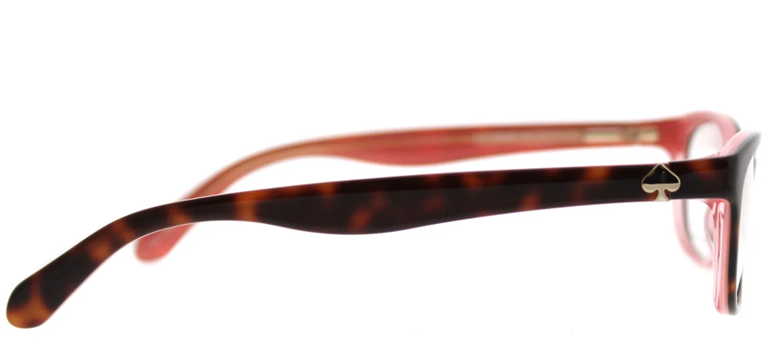 Kate Spade KS Brylie QTQ Rectangle Plastic Tortoise/ Havana Eyeglasses with Demo Lens sold by Gaffos product image thumbnail 3