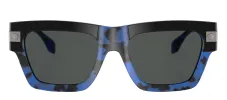 Versace VE 4464 545887 Rectangle Plastic Blue Sunglasses with Grey Lens sold by Gaffos