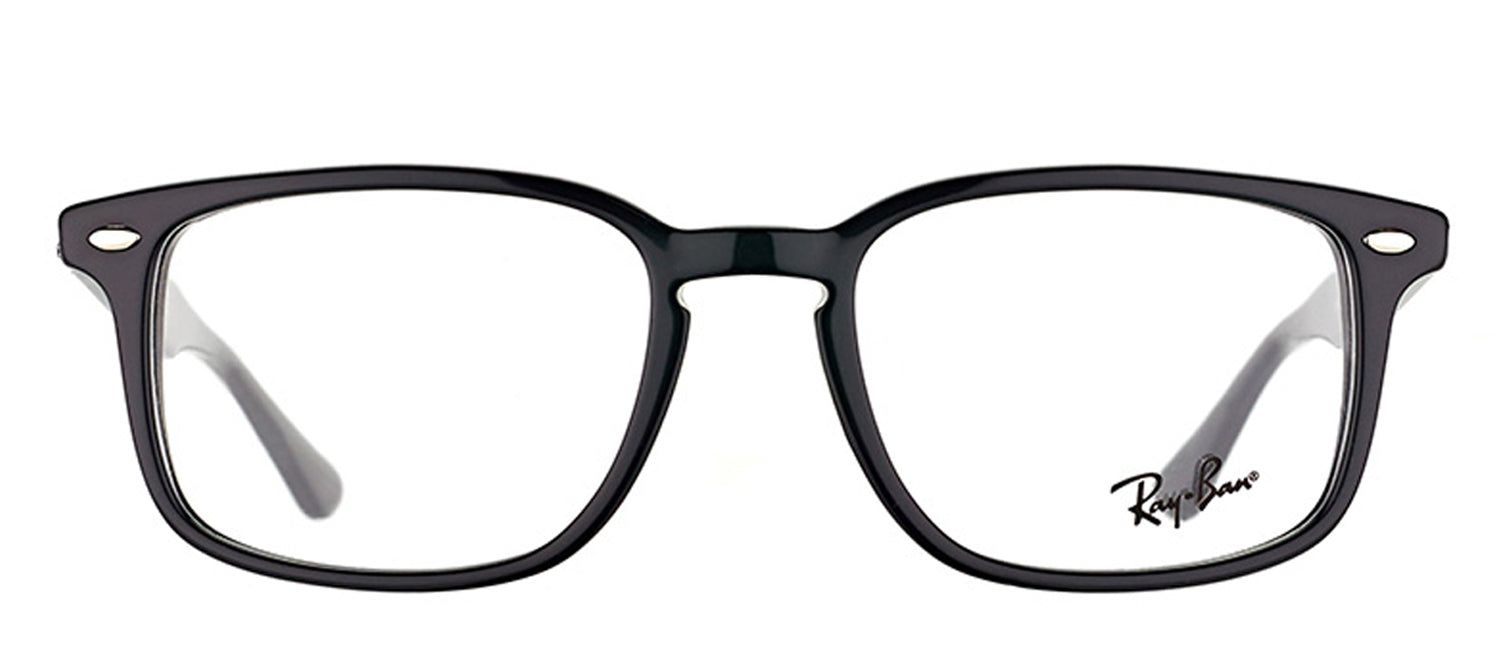 Ray-Ban RX 5353 2000 Square Plastic Black Eyeglasses with Demo Lens sold by Gaffos