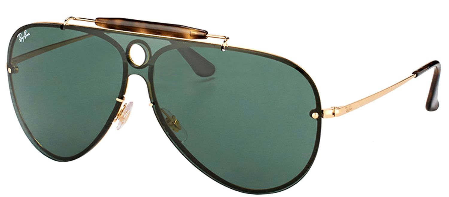 Ray-Ban RB 3581N 001/71 Aviator Metal Gold Sunglasses with Green Lens sold by Gaffos product image thumbnail 2