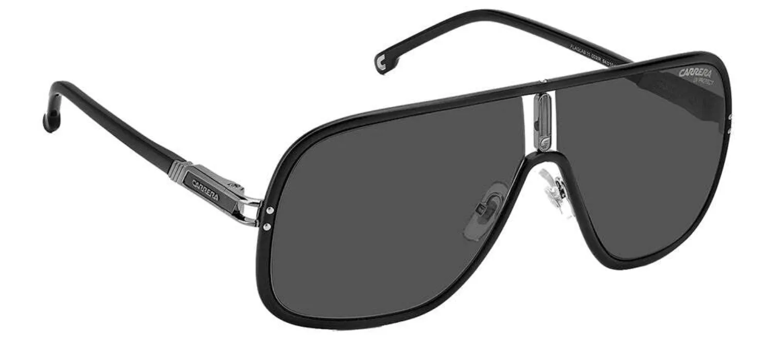 Carrera CA Flaglab11 003_IR Rectangle Metal Black Sunglasses with Grey Lens sold by Gaffos product image thumbnail 2