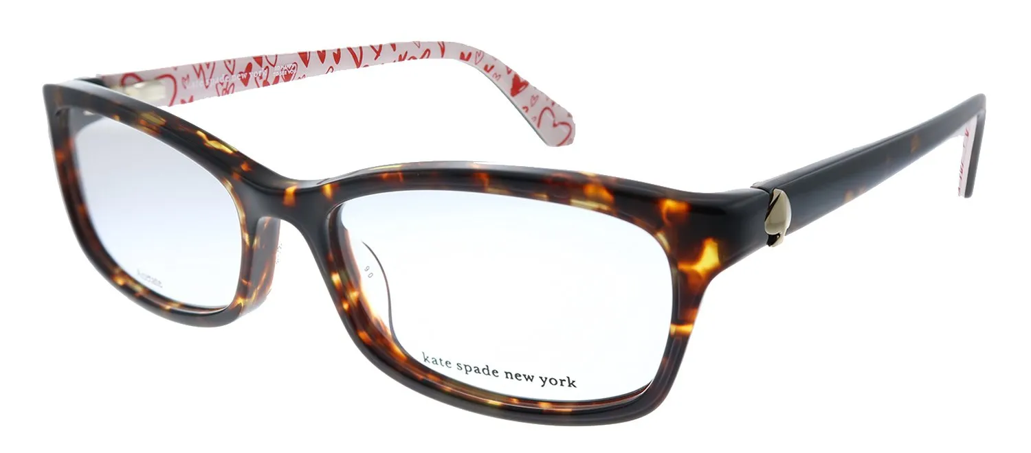 Kate Spade New York KS LIZABETH 2VM Rectangle Plastic Havana Eyeglasses with Demo Lens sold by Gaffos product image thumbnail 2