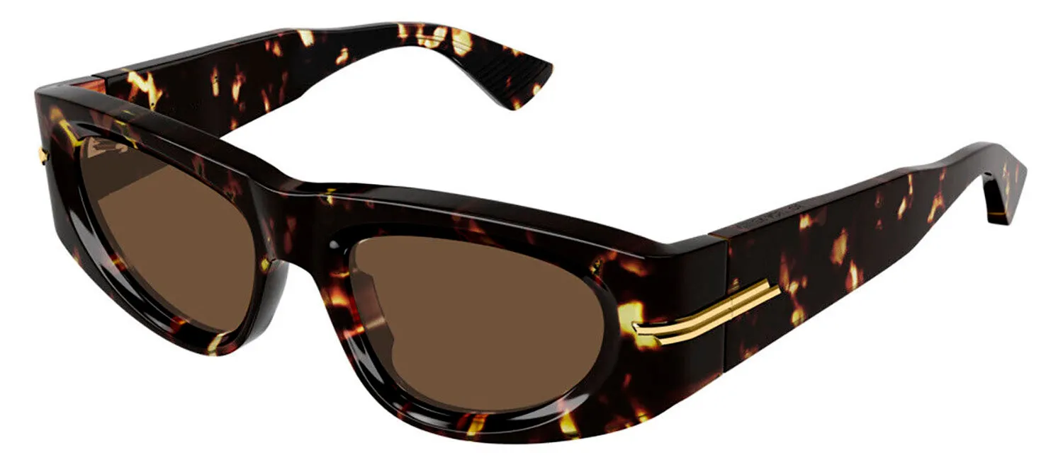 Bottega Veneta BV 1144S 002 Butterfly Plastic Havana Sunglasses with Brown Lens sold by Gaffos product image thumbnail 2