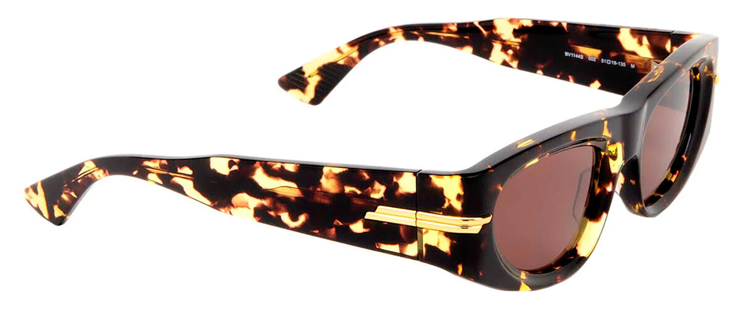 Bottega Veneta BV 1144S 002 Butterfly Plastic Havana Sunglasses with Brown Lens sold by Gaffos product image thumbnail 3