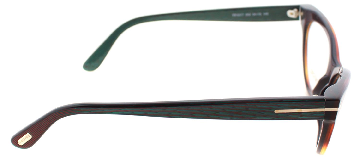 Tom Ford FT 5317 052 Cat-Eye Plastic Brown Eyeglasses with Demo Lens sold by Gaffos product image thumbnail 3