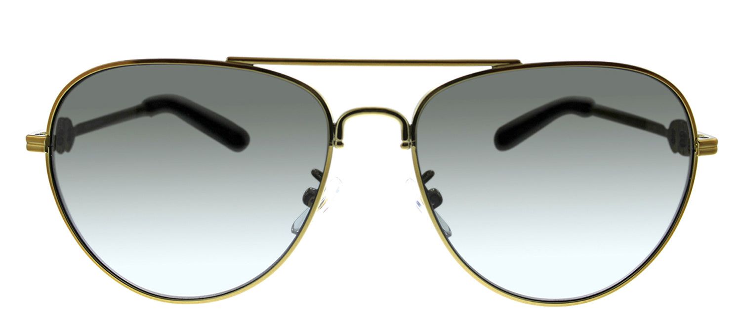 Tory Burch TY 6083 32868G Aviator Metal Gold Sunglasses with Grey Gradient Lens sold by Gaffos