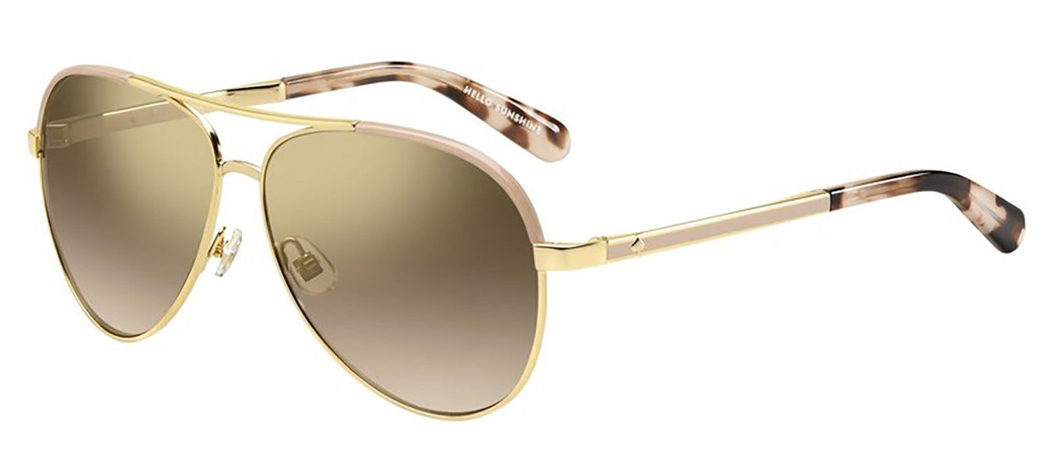 Kate Spade KS Amarissa 04Z_0R Aviator Metal Gold Sunglasses with Gold Mirror Lens sold by Gaffos product image thumbnail 2