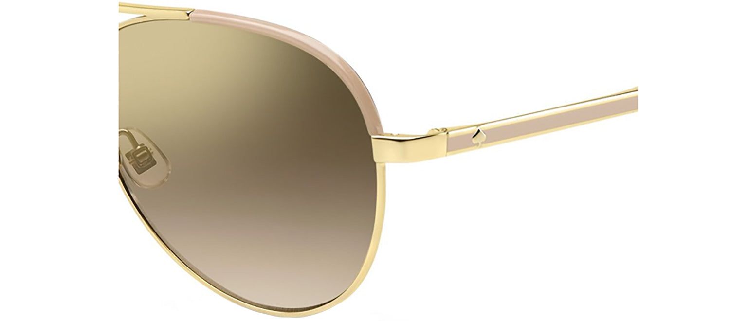Kate Spade KS Amarissa 04Z_0R Aviator Metal Gold Sunglasses with Gold Mirror Lens sold by Gaffos product image thumbnail 3