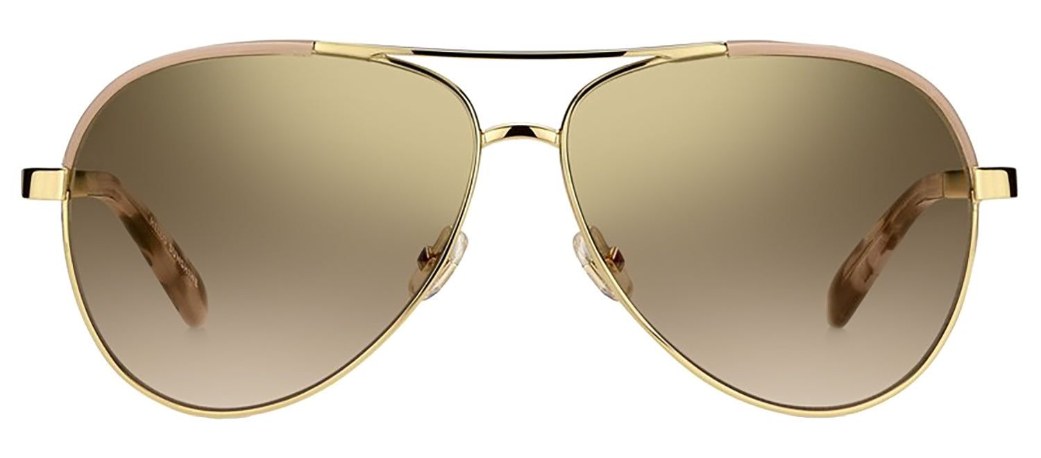 Kate Spade KS Amarissa 04Z_0R Aviator Metal Gold Sunglasses with Gold Mirror Lens sold by Gaffos