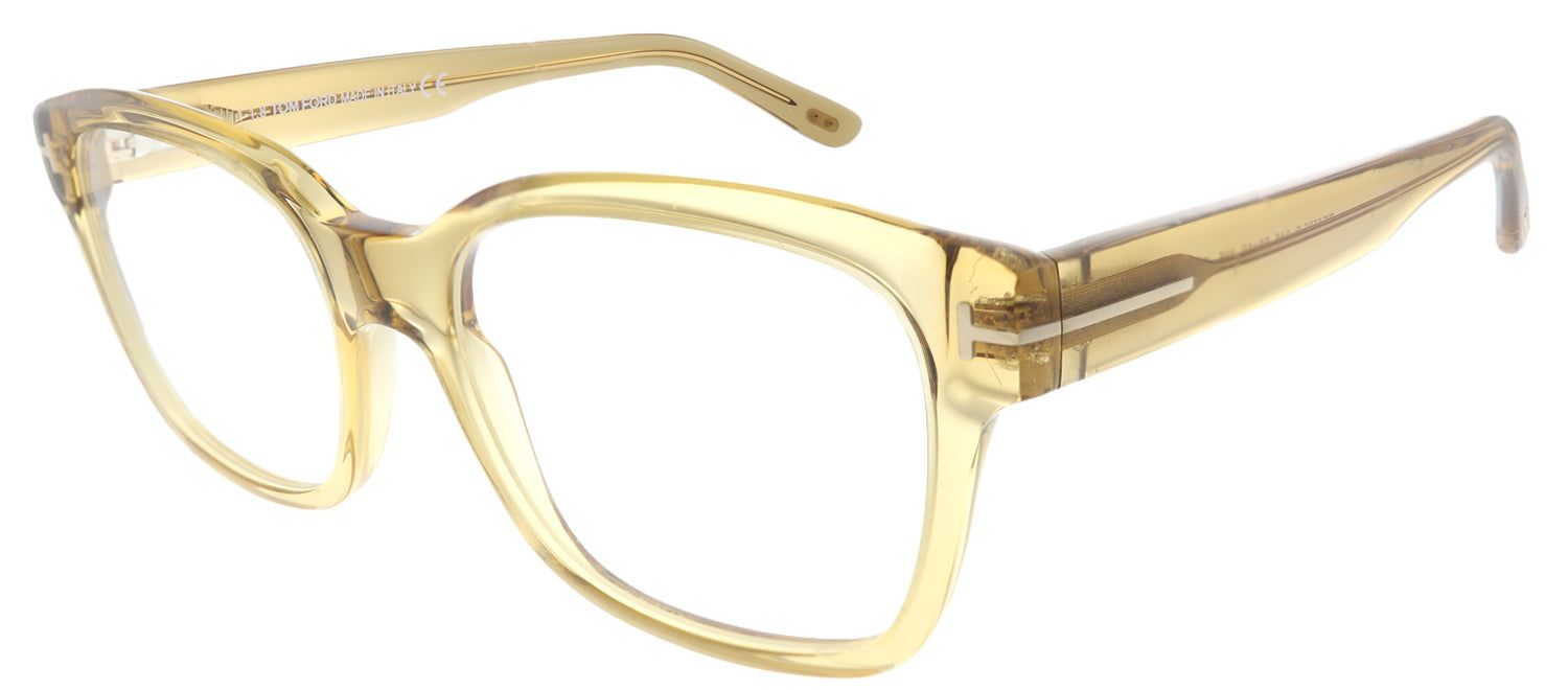 Tom Ford FT 5535B 045 Square Plastic Beige Eyeglasses with Demo Lens sold by Gaffos product image thumbnail 2