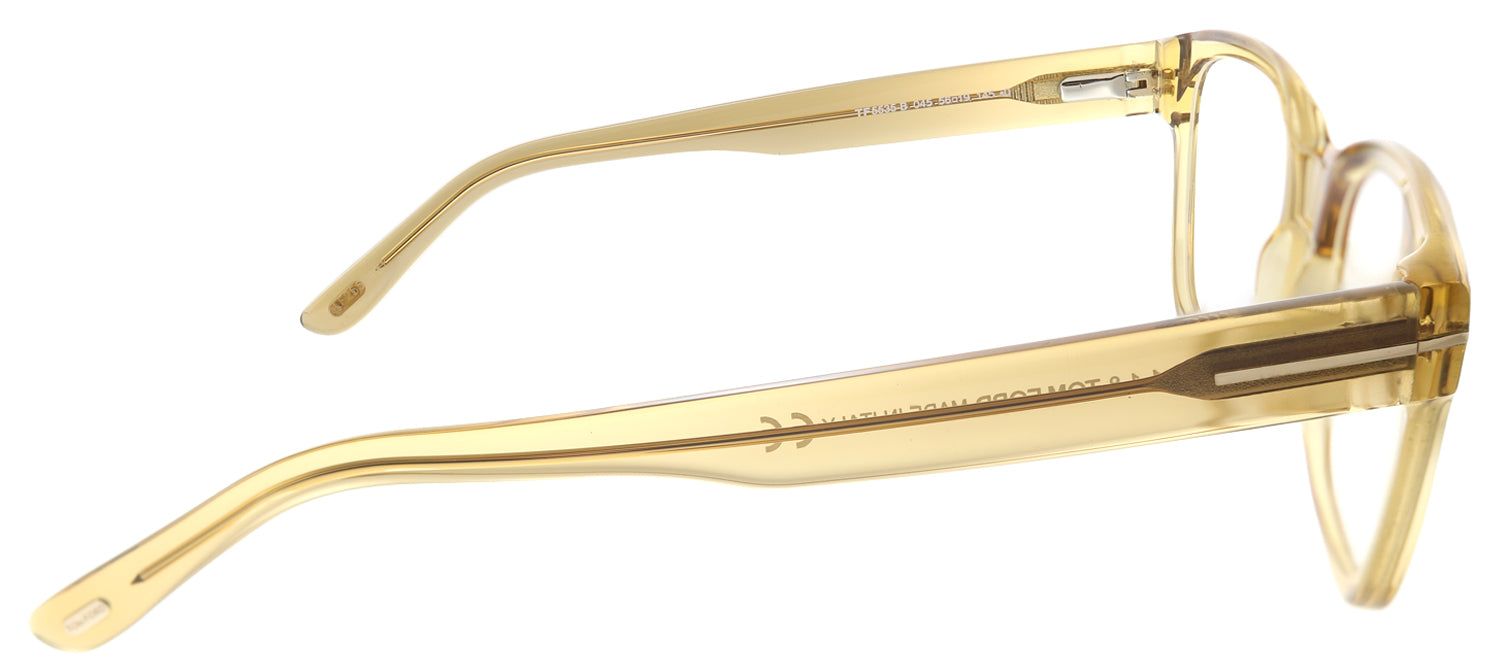 Tom Ford FT 5535B 045 Square Plastic Beige Eyeglasses with Demo Lens sold by Gaffos product image thumbnail 3