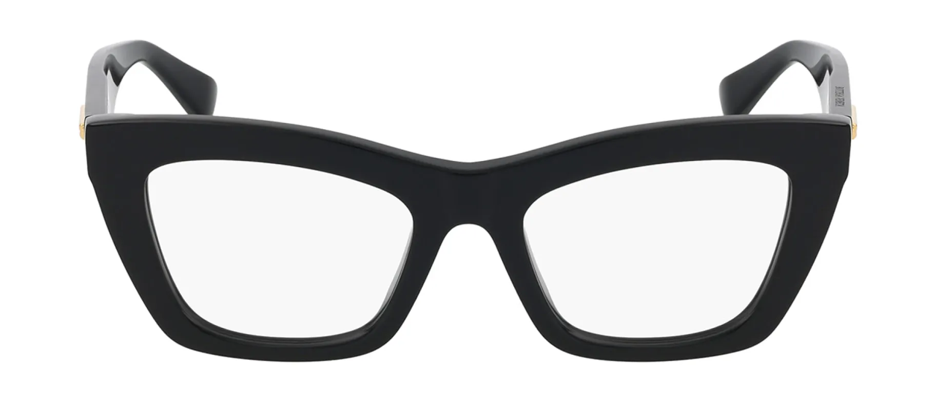 Bottega Veneta NEW CLASSIC BV 1215O 001 Cat-Eye Plastic Black Eyeglasses with Logo Stamped Demo Lenses sold by Gaffos