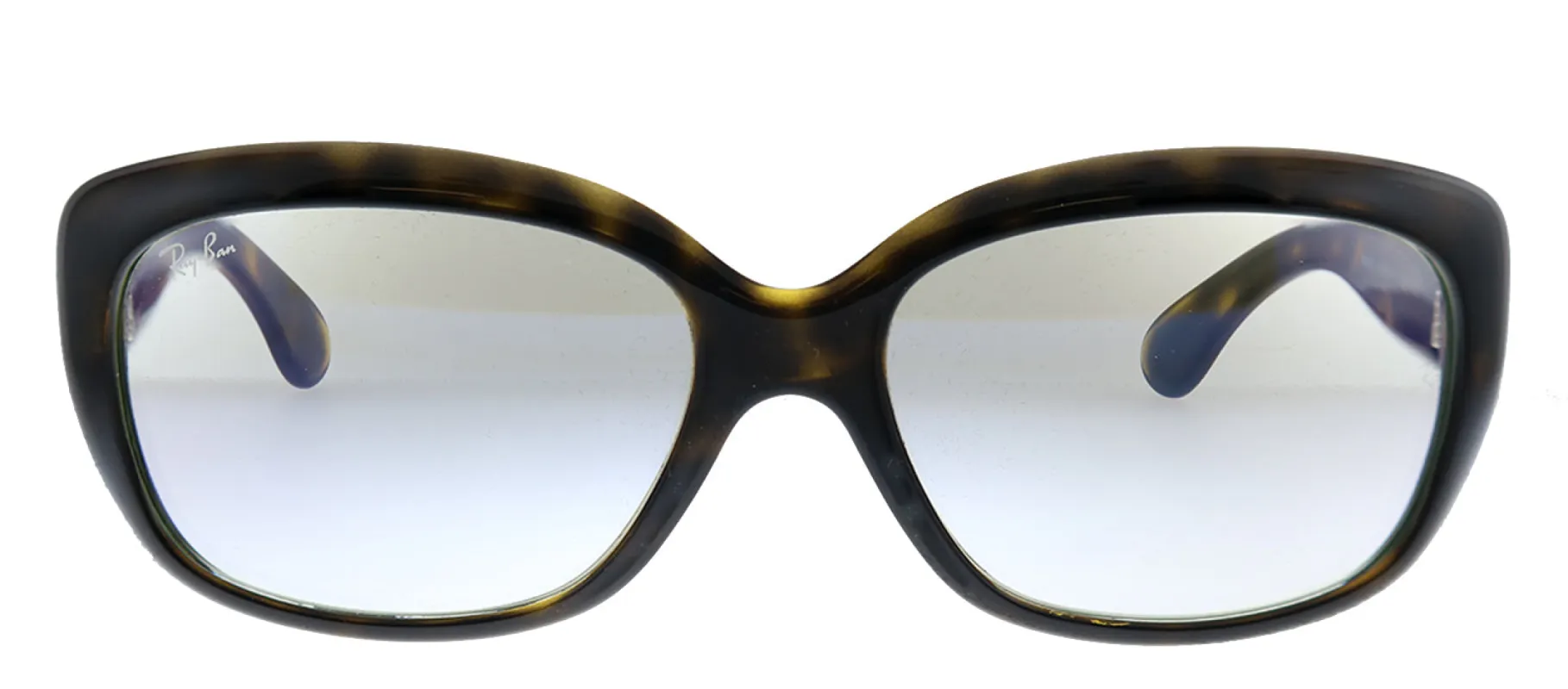 Ray-Ban JACKIE OHH RB 4101 710/BF Butterfly Plastic Havana Sunglasses with Clear Lens sold by Gaffos