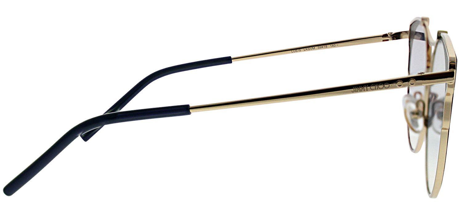 Jimmy Choo JC LUE/S LKS Cat-Eye Metal Gold Sunglasses with Blue Gradient Lens sold by Gaffos product image thumbnail 3