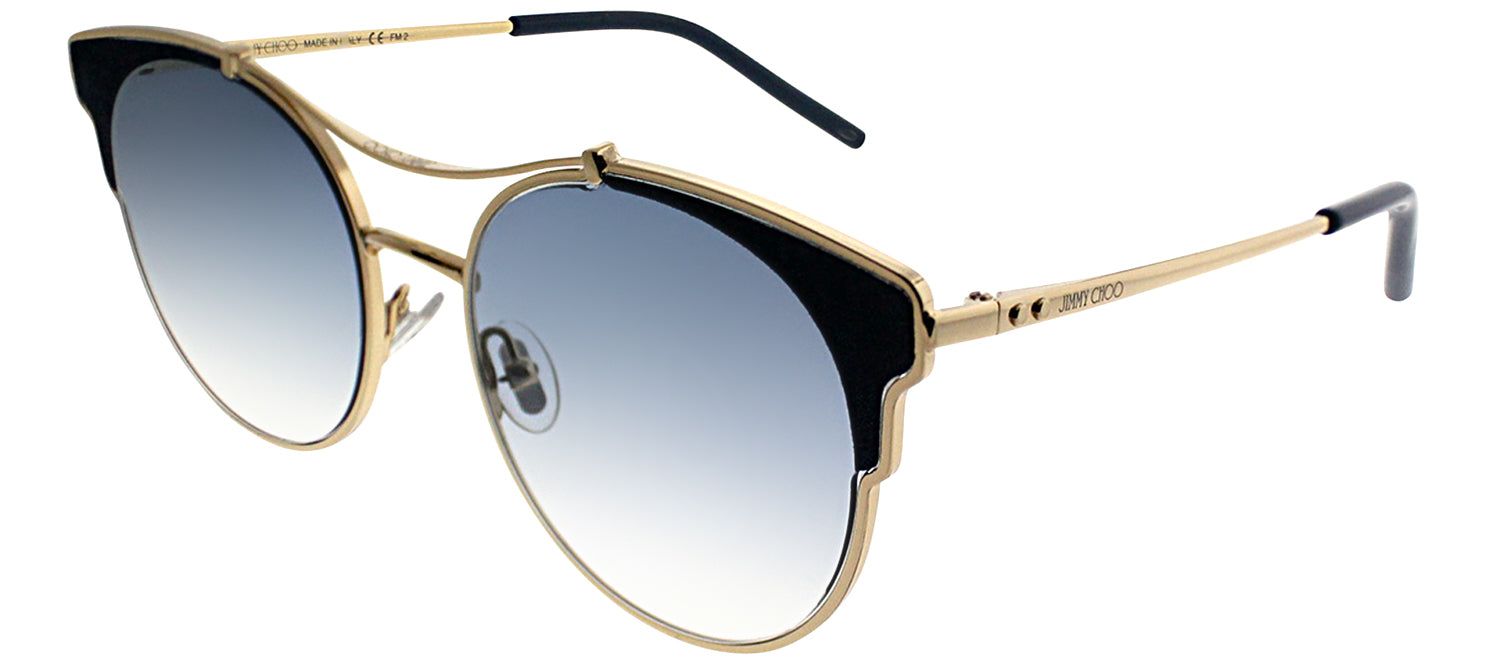 Jimmy Choo JC LUE/S LKS Cat-Eye Metal Gold Sunglasses with Blue Gradient Lens sold by Gaffos product image thumbnail 2