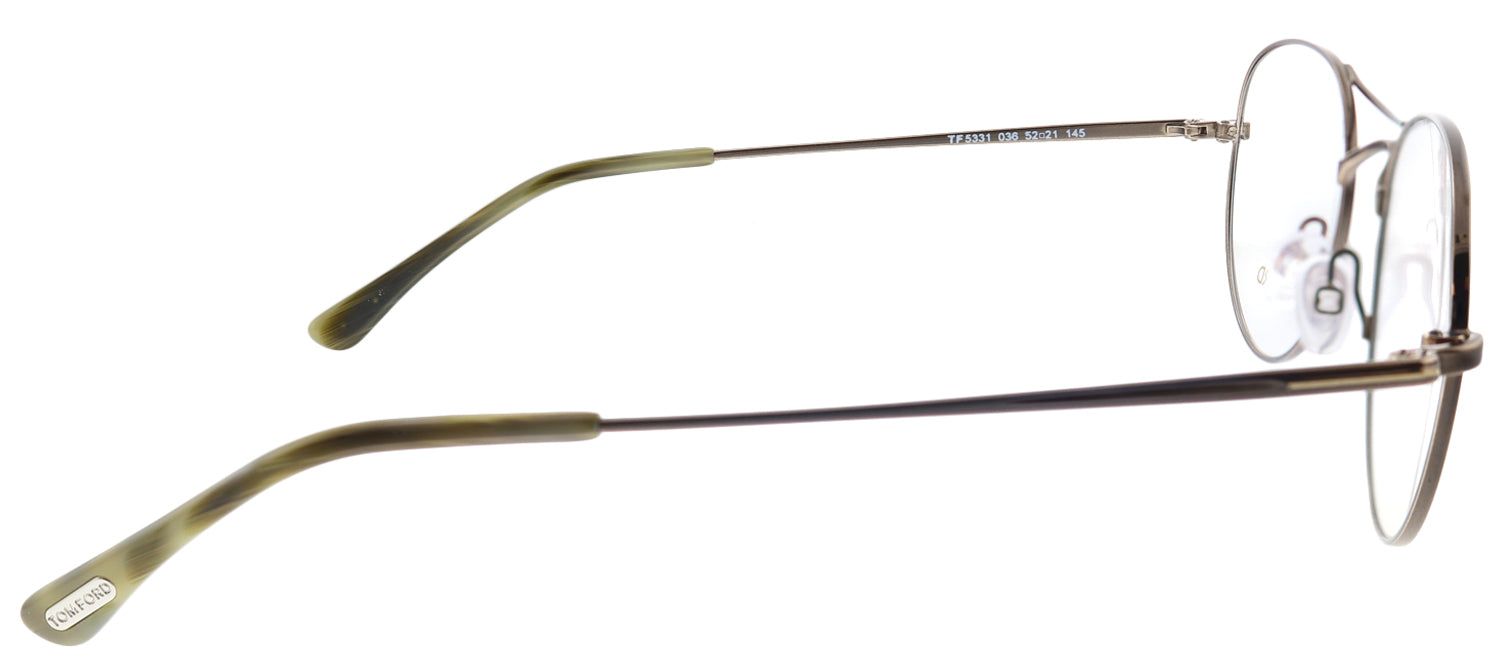 Tom Ford FT 5331 036 Round Metal Bronze Eyeglasses with Demo Lens sold by Gaffos product image thumbnail 3