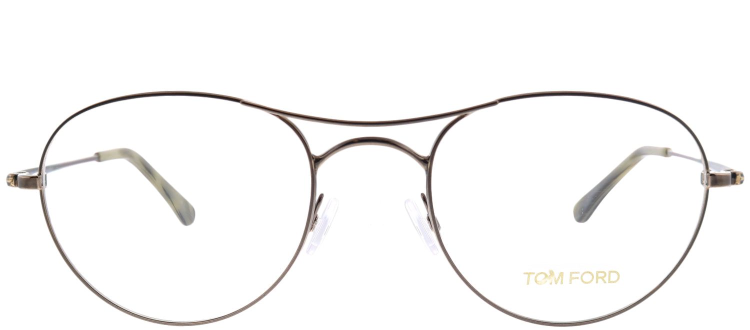 Tom Ford FT 5331 036 Round Metal Bronze Eyeglasses with Demo Lens sold by Gaffos