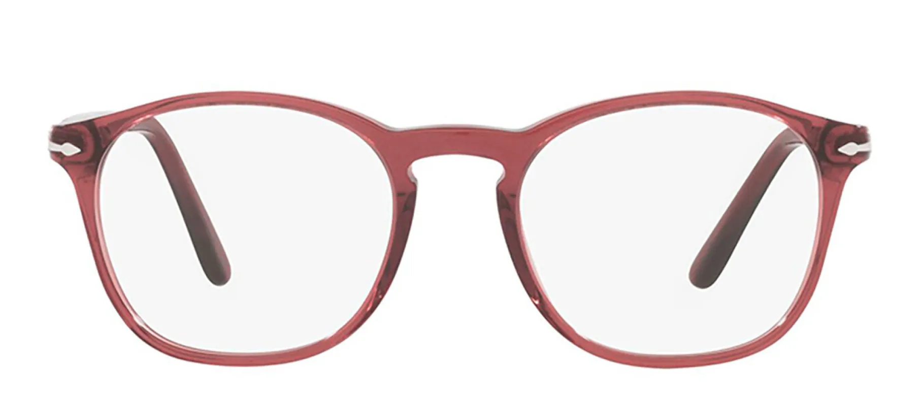 Persol PO 3007V 1104 Square Plastic Red Eyeglasses with Logo Stamped Demo Lenses sold by Gaffos