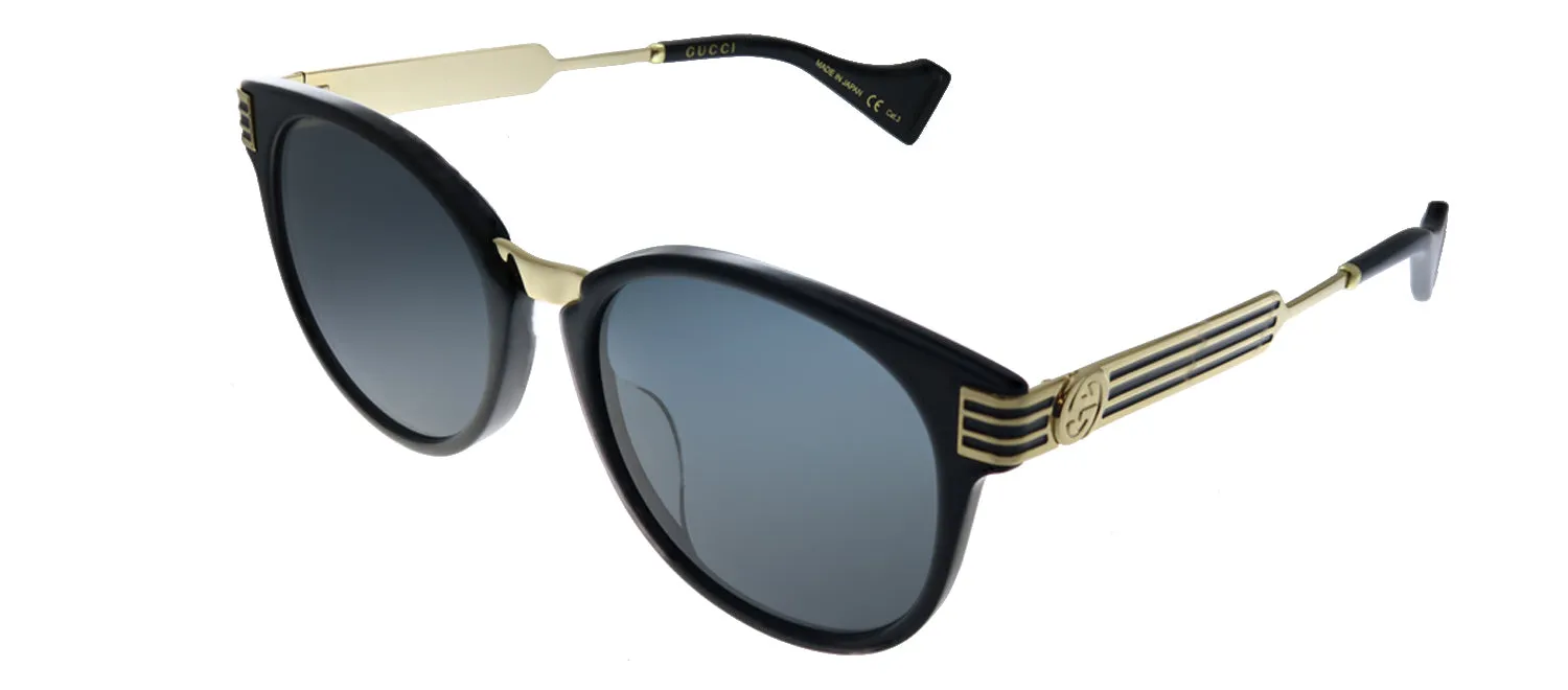 Gucci GG 0586SA 001 Round Acetate Black Sunglasses with Grey Lens sold by Gaffos product image thumbnail 2