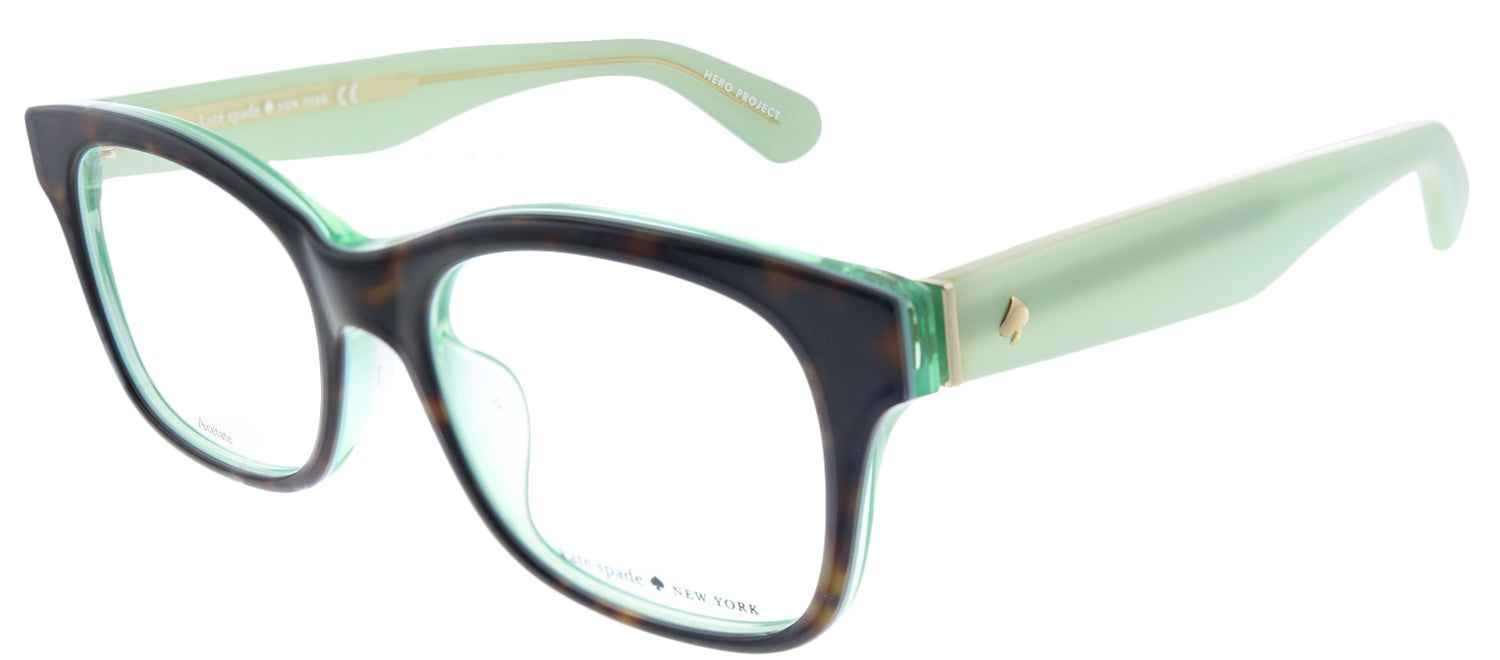 Kate Spade KS Jonnie/F VPV Square Plastic Tortoise/ Havana Eyeglasses with Demo Lens sold by Gaffos product image thumbnail 2
