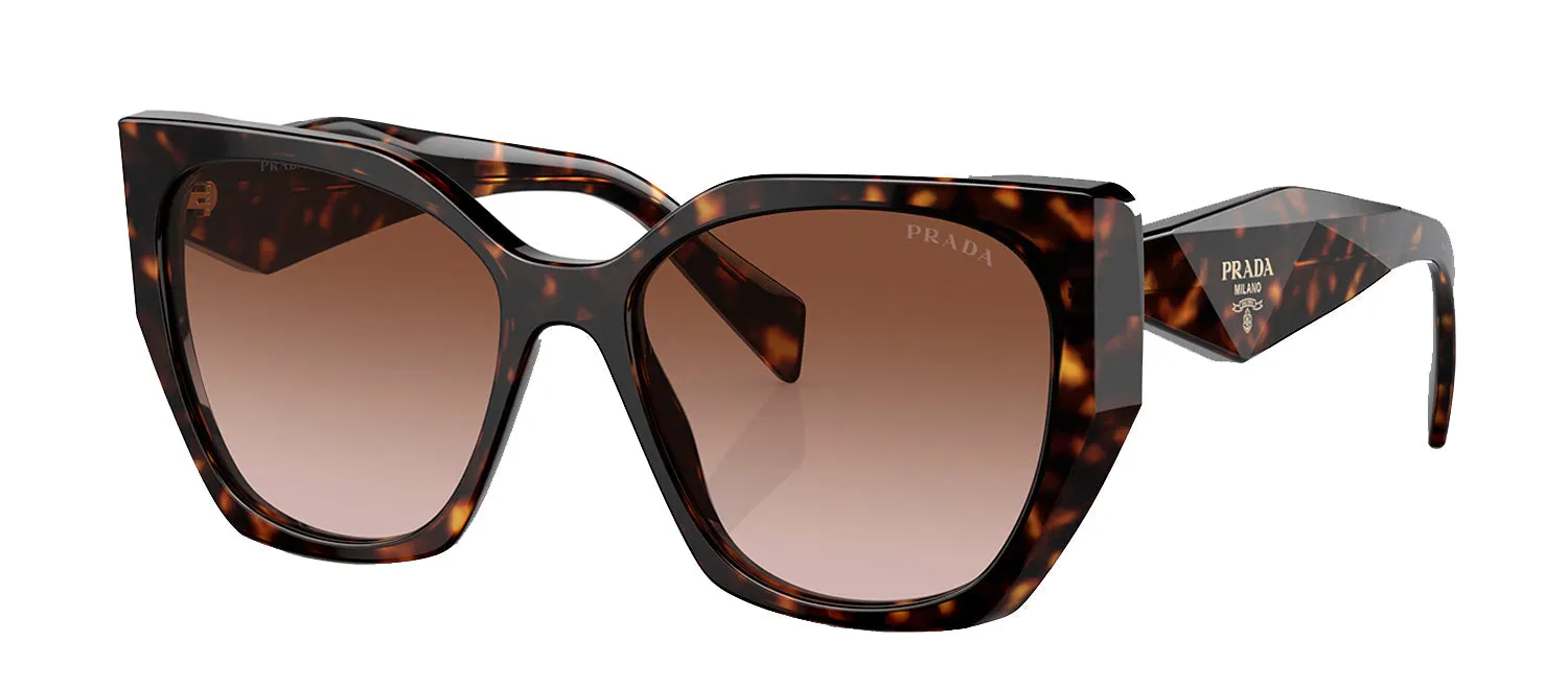 Prada PR 19ZS 2AU6S1 Butterfly Plastic Tortoise Sunglasses with Brown Gradient Lens sold by Gaffos product image thumbnail 2