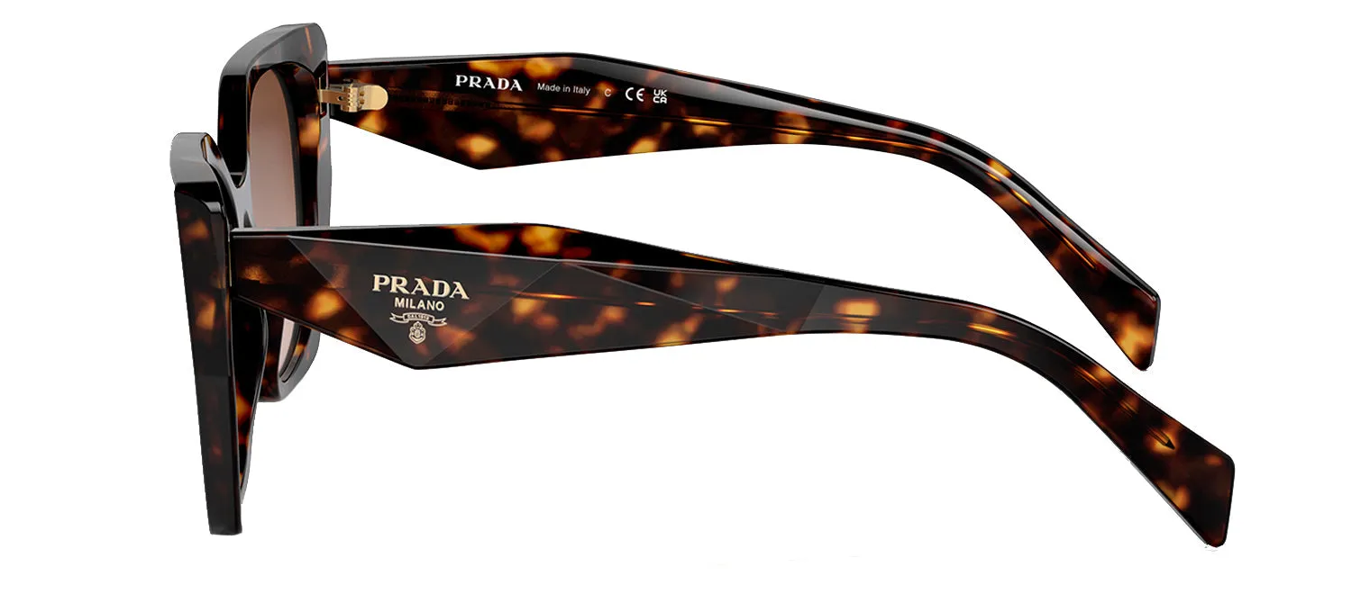 Prada PR 19ZS 2AU6S1 Butterfly Plastic Tortoise Sunglasses with Brown Gradient Lens sold by Gaffos product image thumbnail 3