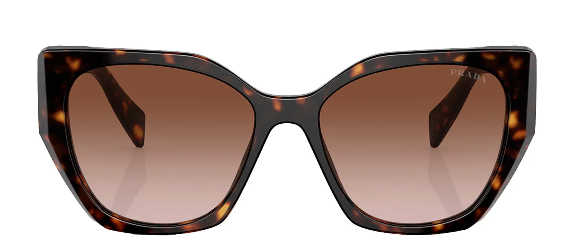 Prada PR 19ZS 2AU6S1 Butterfly Plastic Tortoise Sunglasses with Brown Gradient Lens sold by Gaffos