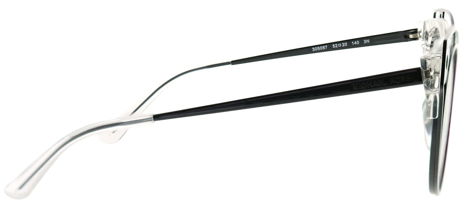 Michael Kors MK 1038 305087 Cat-Eye Metal Black Sunglasses with Grey Lens sold by Gaffos product image thumbnail 3