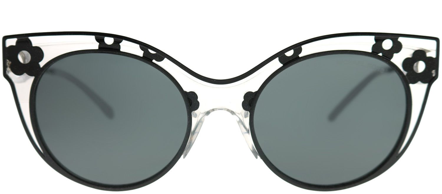 Michael Kors MK 1038 305087 Cat-Eye Metal Black Sunglasses with Grey Lens sold by Gaffos
