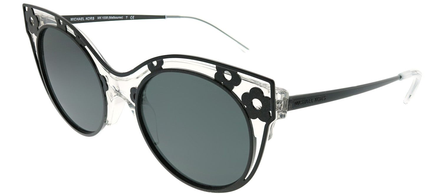 Michael Kors MK 1038 305087 Cat-Eye Metal Black Sunglasses with Grey Lens sold by Gaffos product image thumbnail 2