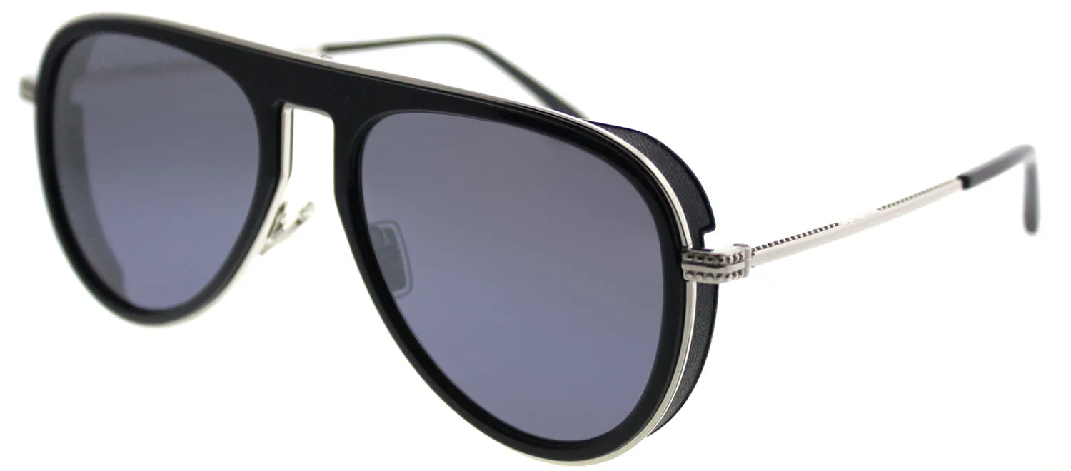 Jimmy Choo JCM Carl PJP 96 Aviator Metal Blue Sunglasses with Silver Mirror Lens sold by Gaffos product image thumbnail 2