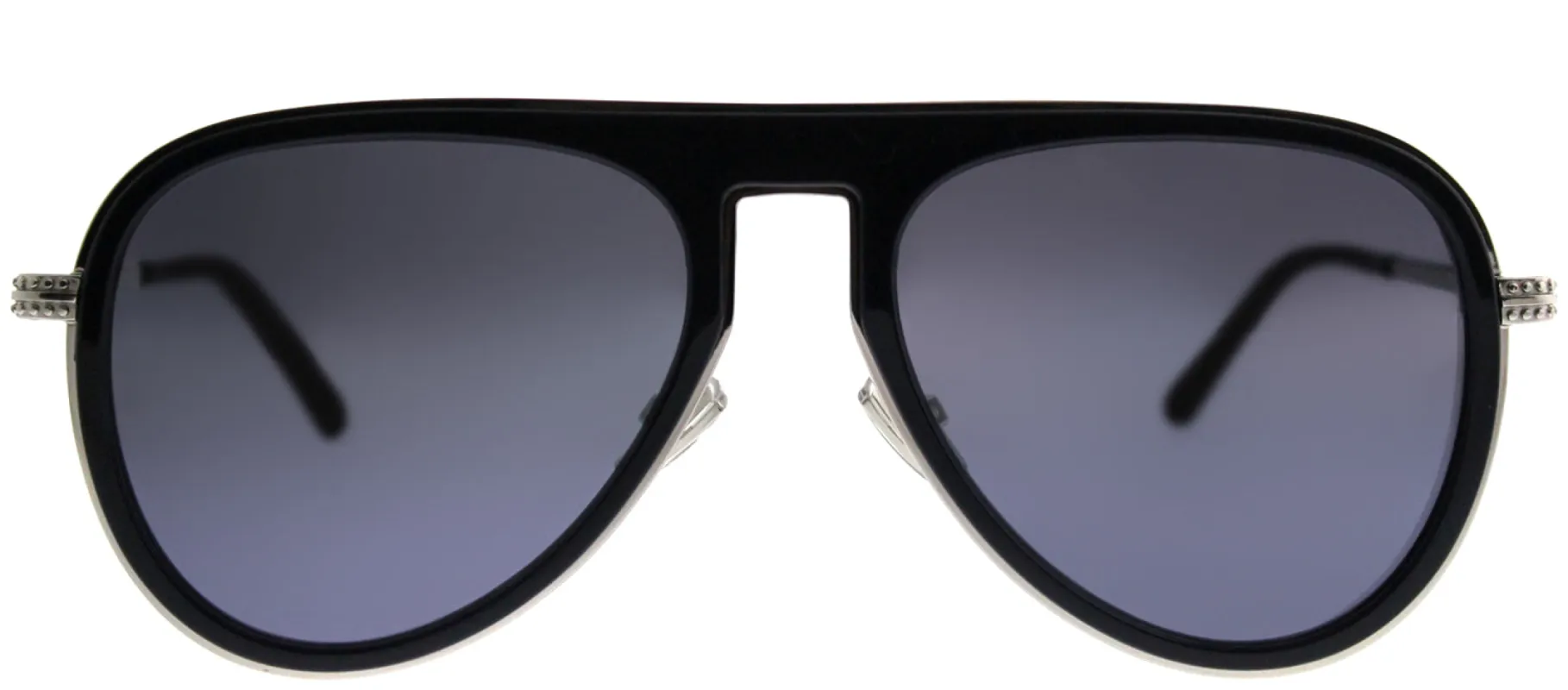 Jimmy Choo JCM Carl PJP 96 Aviator Metal Blue Sunglasses with Silver Mirror Lens sold by Gaffos