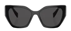 Prada PR 19ZS 1AB5S0 Butterfly Plastic Black Sunglasses with Grey Lens sold by Gaffos