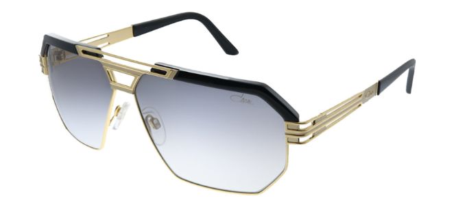 Cazal Cazal 9082 001SG Aviator Metal Black Sunglasses with Grey Gradient Lens sold by Gaffos