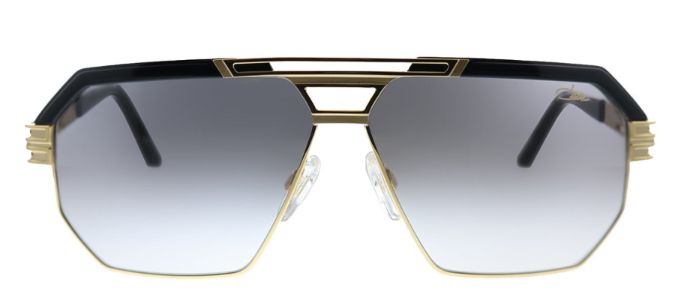 Cazal Cazal 9082 001SG Aviator Metal Black Sunglasses with Grey Gradient Lens sold by Gaffos