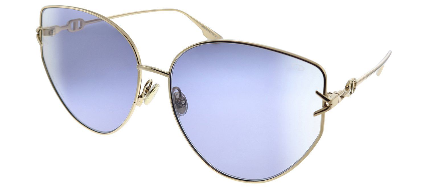 Dior CD DIORGIPSY 000 Cat-Eye Metal Gold Sunglasses with Purple Lens sold by Gaffos product image thumbnail 2