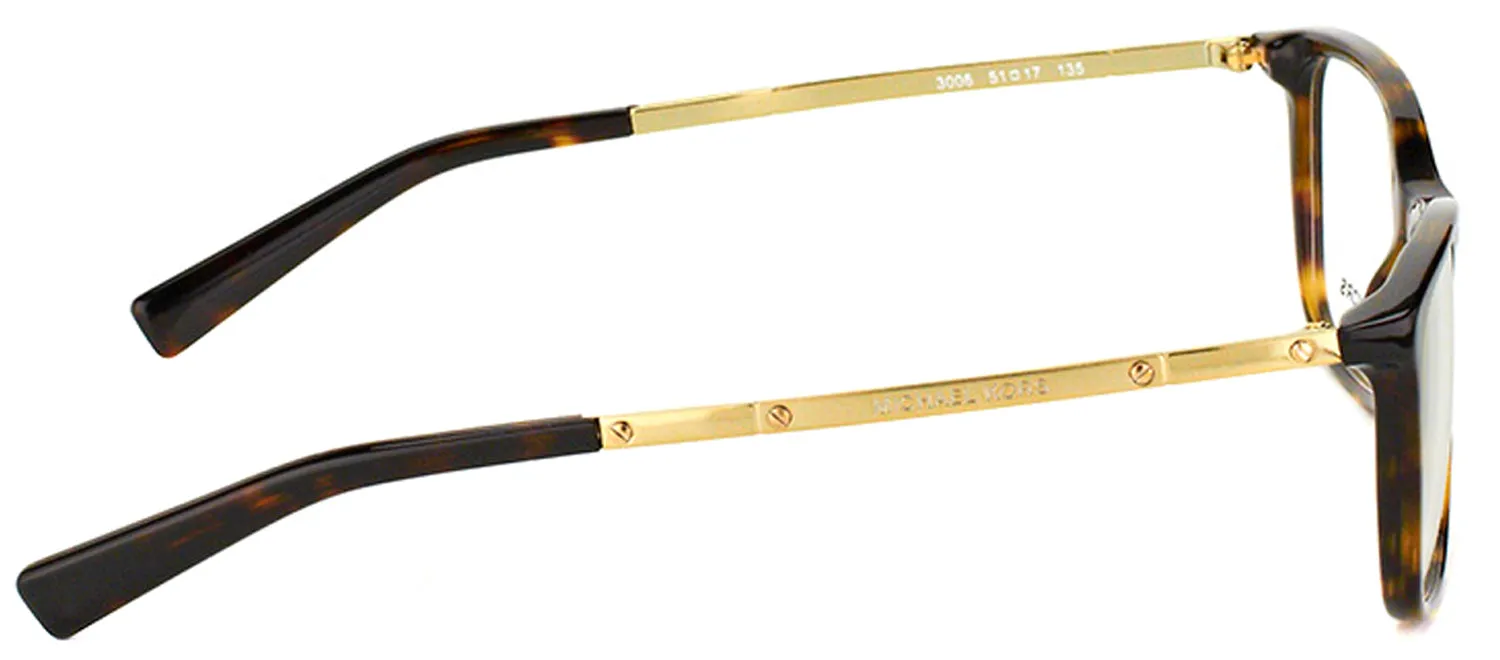 Michael Kors Antibes MK 4016 3006 Square Plastic Tortoise/ Havana Eyeglasses with Demo Lens sold by Gaffos product image thumbnail 3