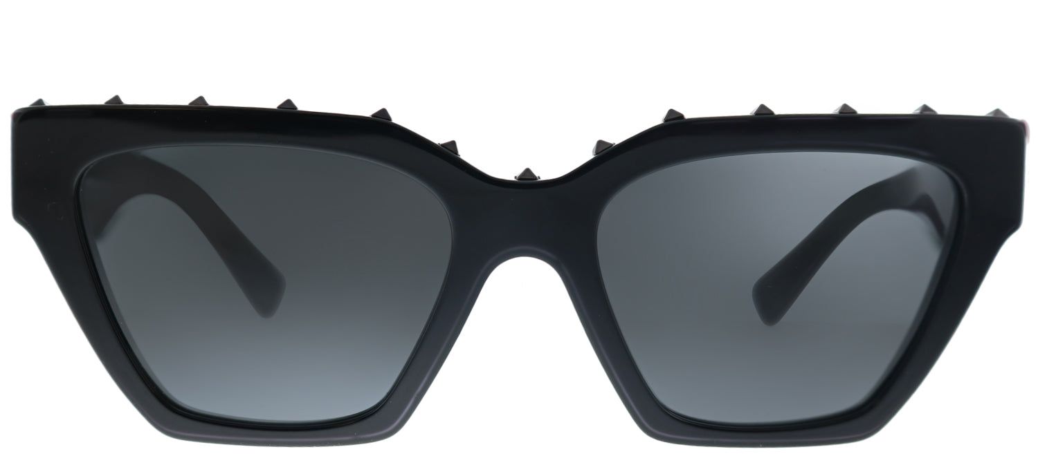 Valentino VA 4046 500187 Cat-Eye Plastic Black Sunglasses with Grey Lens sold by Gaffos