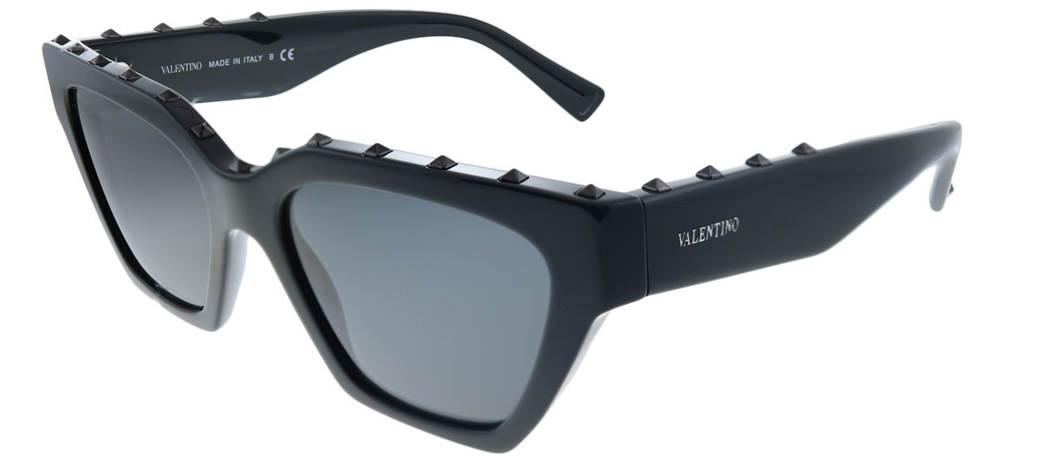 Valentino VA 4046 500187 Cat-Eye Plastic Black Sunglasses with Grey Lens sold by Gaffos product image thumbnail 2