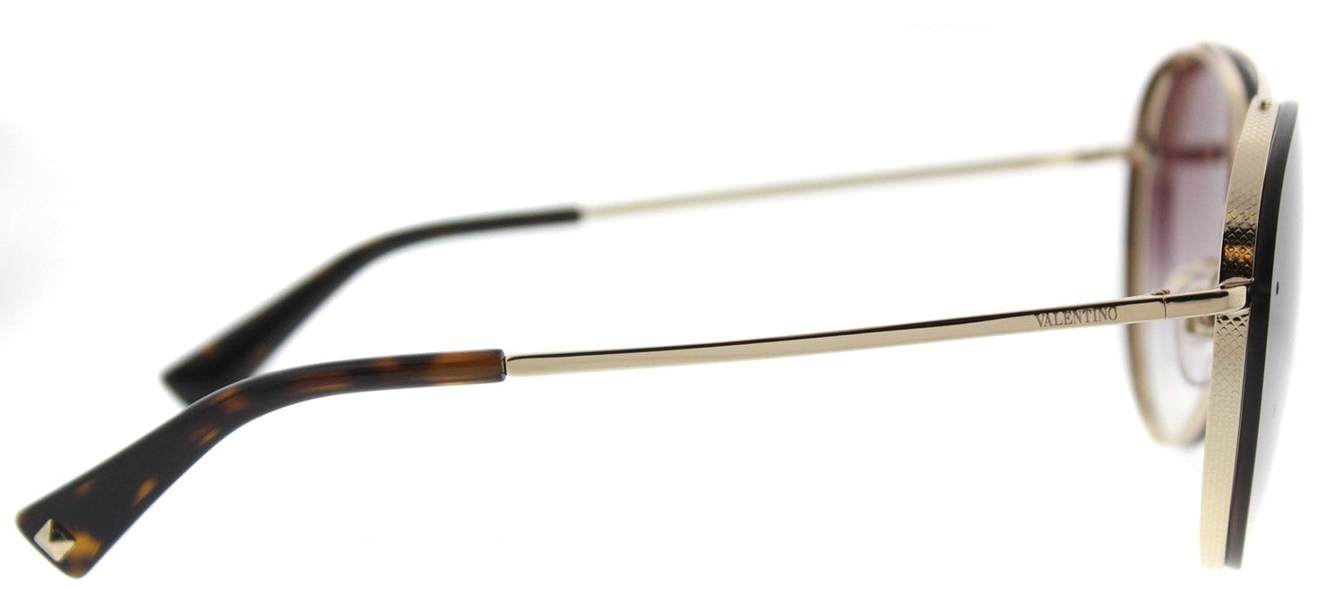 Valentino VA 2009 3003E7 Aviator Metal Gold Sunglasses with Gradient Pink Mirror Lens sold by Gaffos product image thumbnail 3