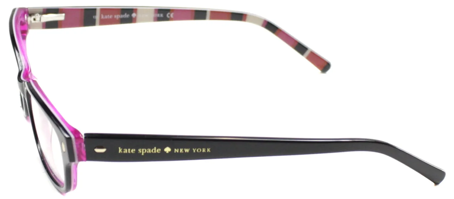 Kate Spade KS Lucyann X78 Rectangle Plastic Black Eyeglasses with Demo Lens sold by Gaffos product image thumbnail 3