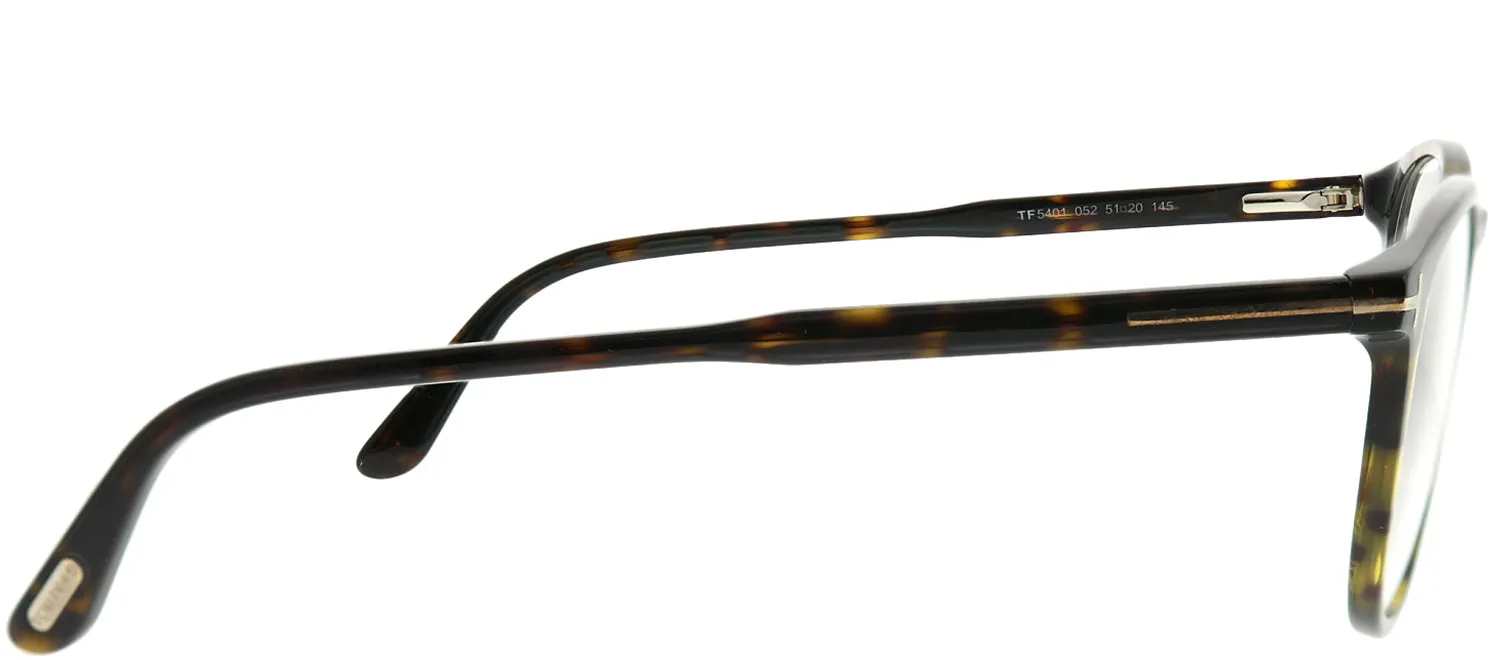 Tom Ford FT 5401 052 Round Plastic Tortoise/ Havana Eyeglasses with Demo Lens sold by Gaffos product image thumbnail 3