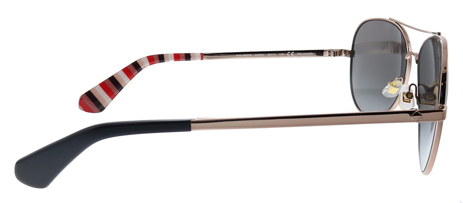 Kate Spade New York KS AVALINE2/S AU2 WJ Aviator Metal Gold Sunglasses with Grey Polarized Lens sold by Gaffos product image thumbnail 3