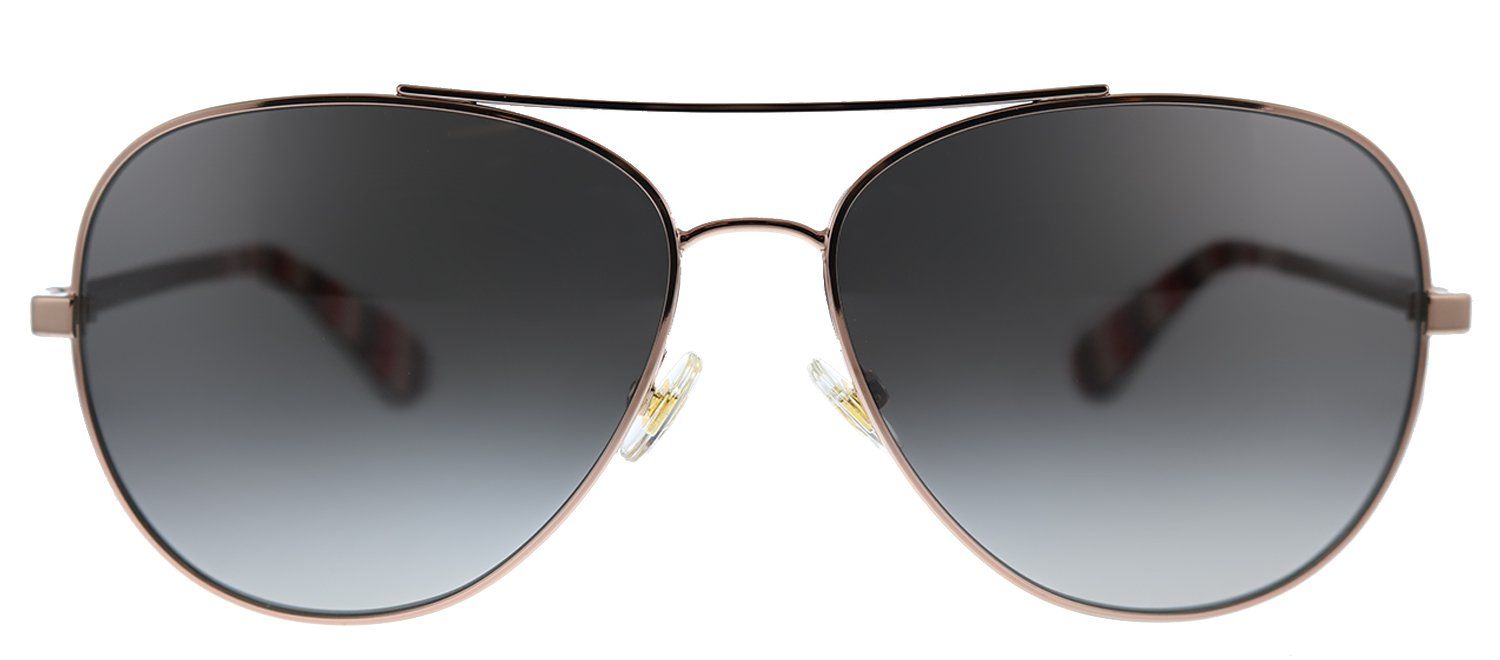 Kate Spade New York KS AVALINE2/S AU2 WJ Aviator Metal Gold Sunglasses with Grey Polarized Lens sold by Gaffos