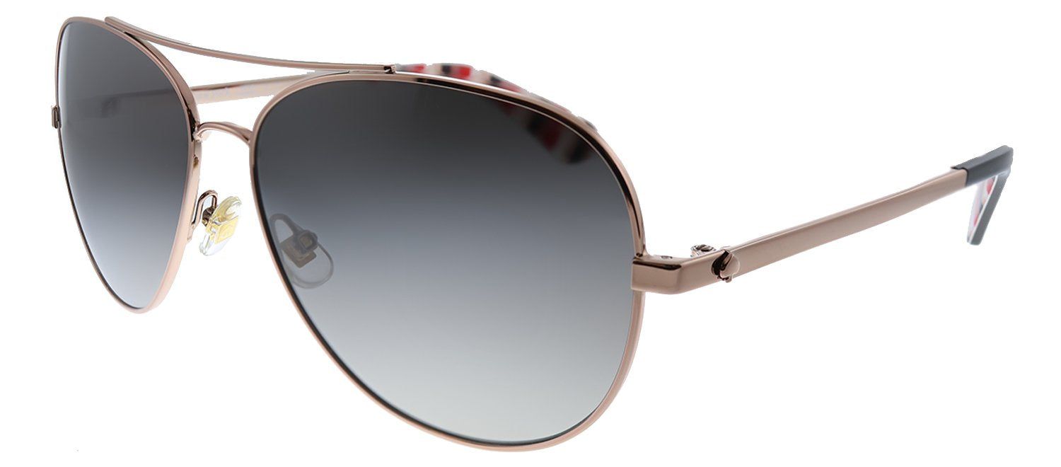 Kate Spade New York KS AVALINE2/S AU2 WJ Aviator Metal Gold Sunglasses with Grey Polarized Lens sold by Gaffos product image thumbnail 2