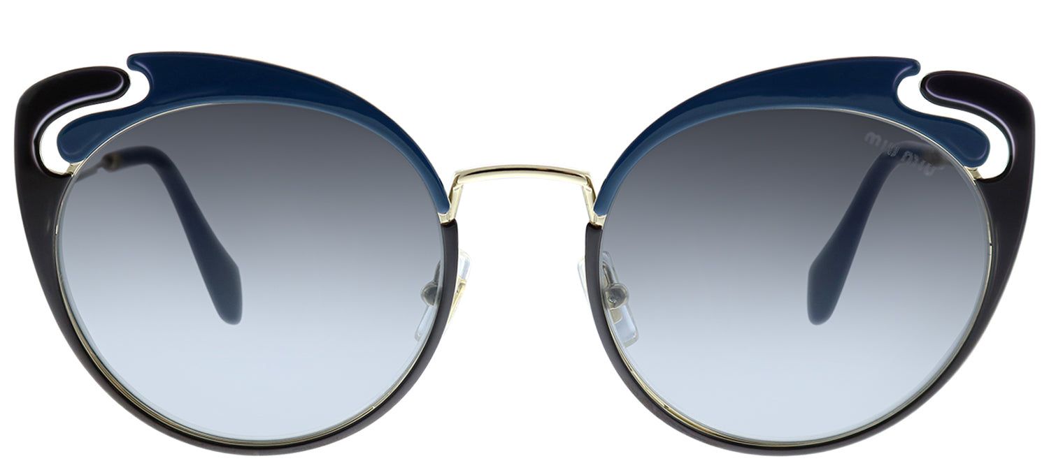 Miu Miu MU 57TS C055D1 Butterfly Metal Gold Sunglasses with Grey Gradient Lens sold by Gaffos