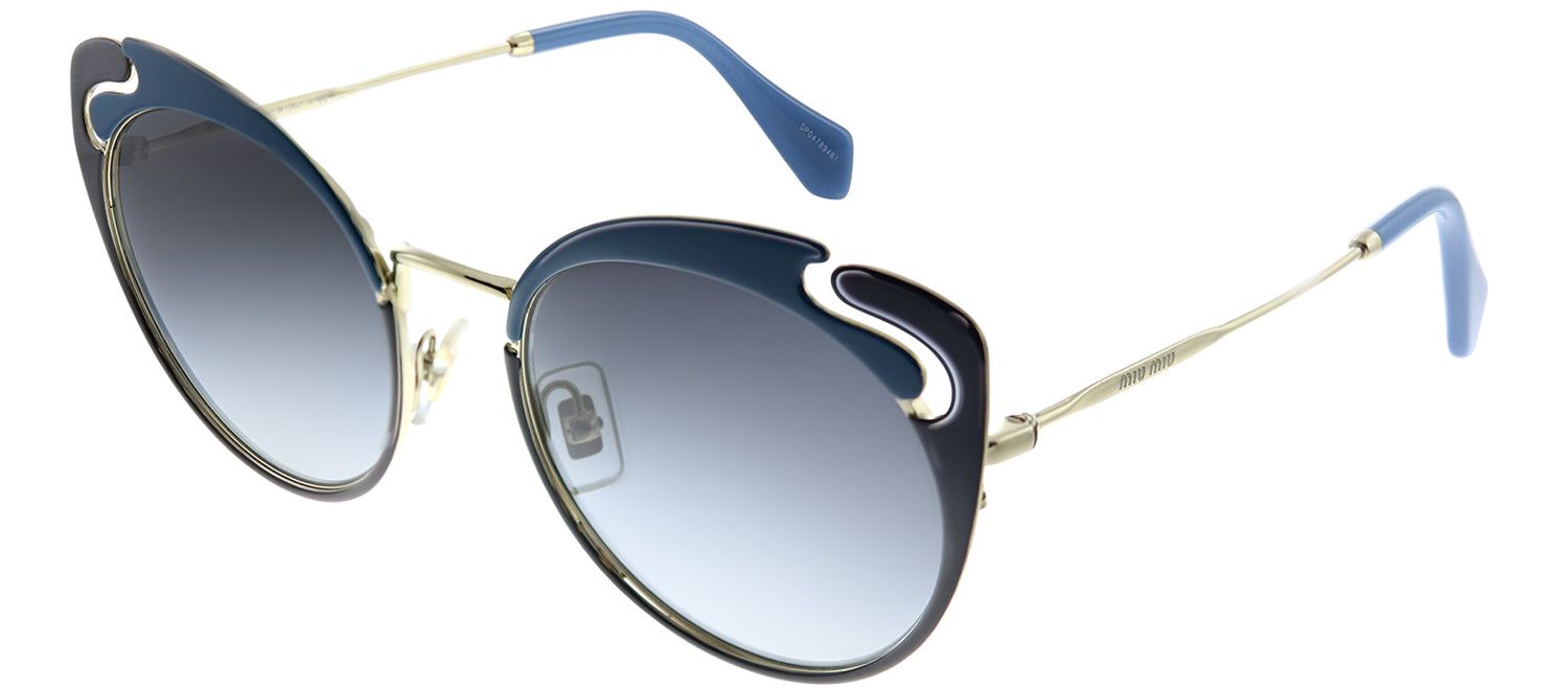 Miu Miu MU 57TS C055D1 Butterfly Metal Gold Sunglasses with Grey Gradient Lens sold by Gaffos product image thumbnail 2