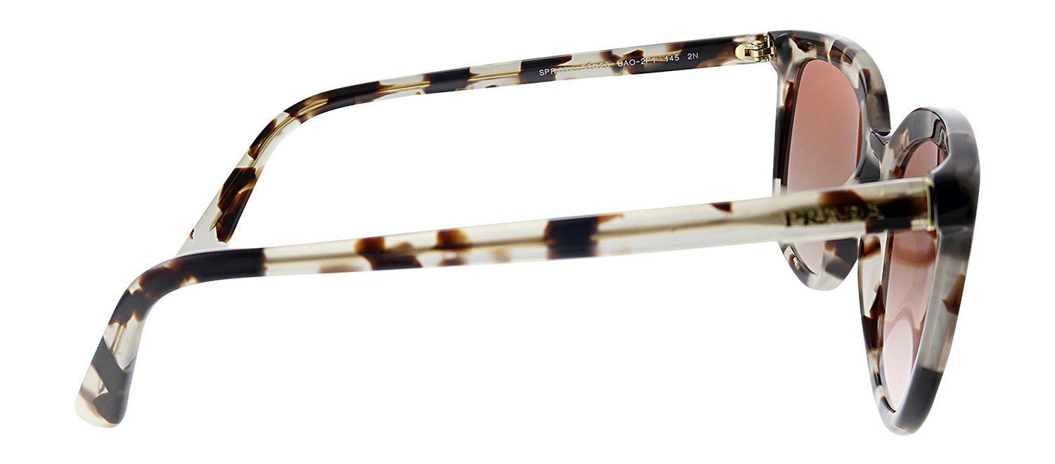 Prada PR 03XS UAO2F1 Rectangle Plastic Tortoise Sunglasses with Pink Gradient Lens sold by Gaffos product image thumbnail 3