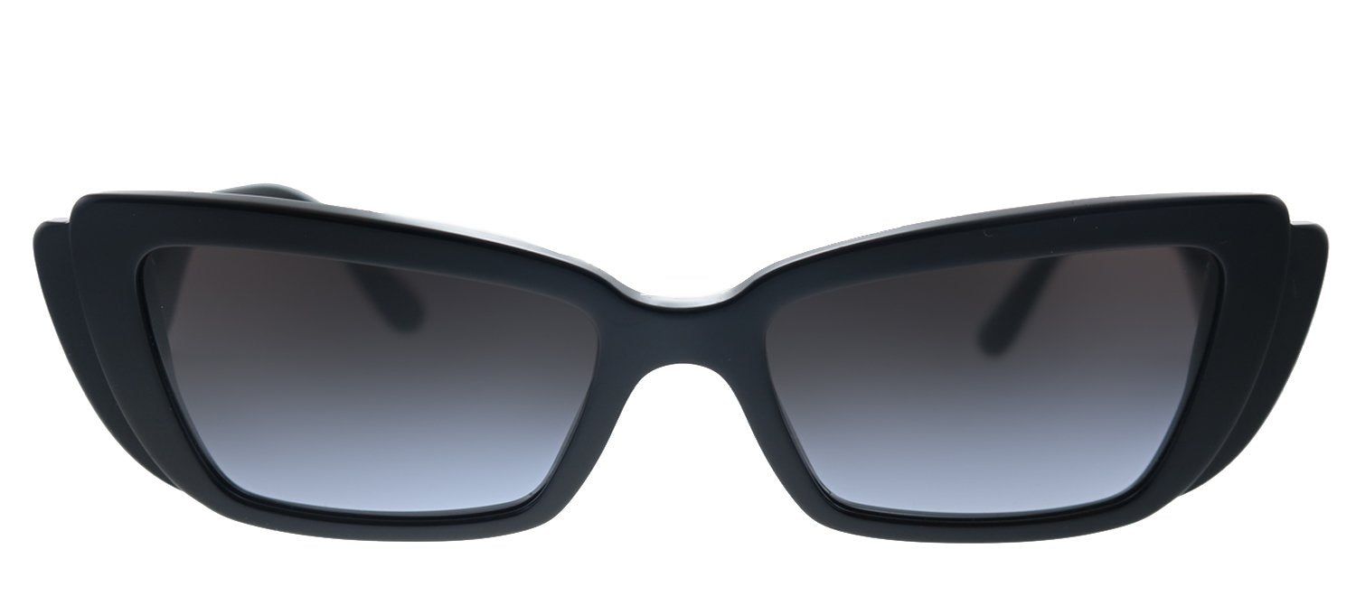 Dolce & Gabbana DG 4382 501/8G Rectangle Plastic Black Sunglasses with Grey Gradient Lens sold by Gaffos