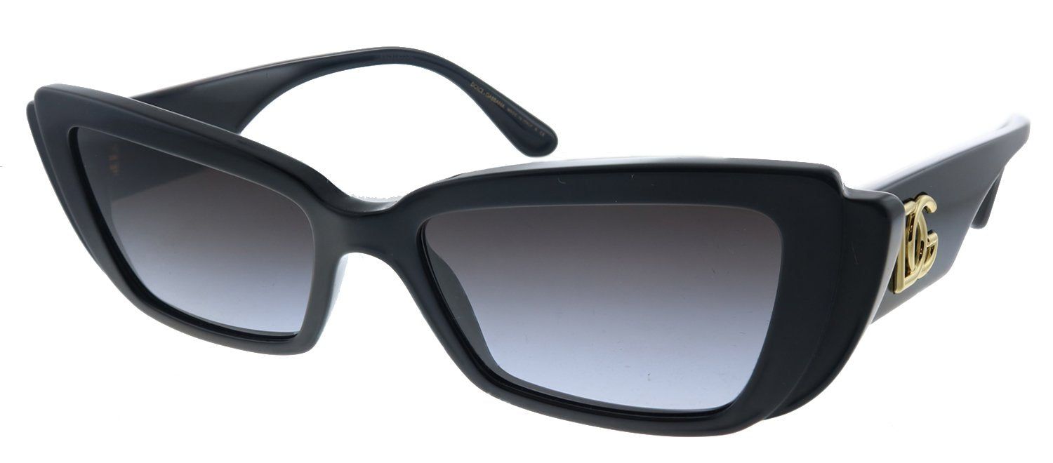 Dolce & Gabbana DG 4382 501/8G Rectangle Plastic Black Sunglasses with Grey Gradient Lens sold by Gaffos product image thumbnail 2